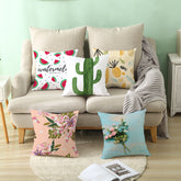 Colorful Fruit Print Sofa Cushion Cover